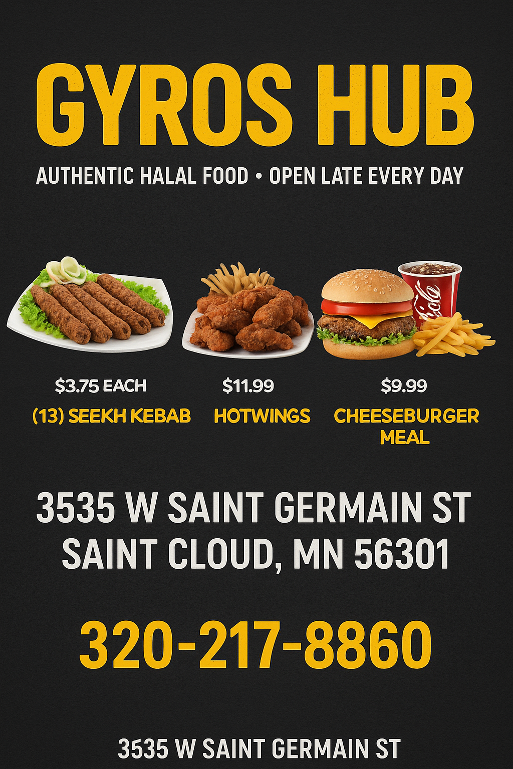 Photo of GYRO HUB - 3535 W St Germain St, St Cloud, MN 56301