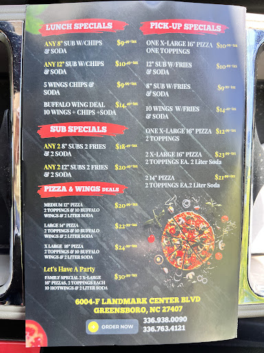 Photo of Moe's Pizza & Subs II - 6004-F Landmark Center Blvd, Greensboro, NC 27407