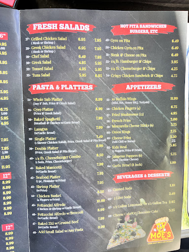 Photo of Moe's Pizza & Subs II - 6004-F Landmark Center Blvd, Greensboro, NC 27407