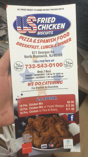 Photo of U.S Chicken Pizza and Spanish Food - 671 Georges Rd, North Brunswick Township, NJ 08902