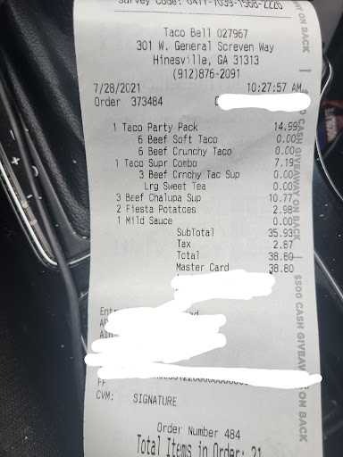 Photo of Taco Bell - 301 W General Screven Way, Hinesville, GA 31313