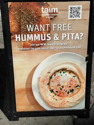 Photo of taïm mediterranean kitchen - 45 Spring St, New York, NY 10012