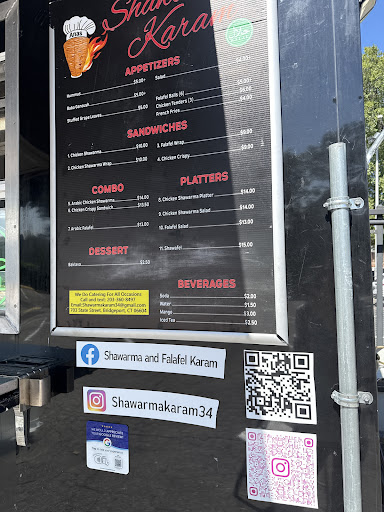 Photo of Shawarma and falafel karam - 703 State St, Bridgeport, CT 06604