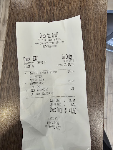 Photo of Greek Street Grill - 3312 La Sierra Ave STE 103, Riverside, CA 92503