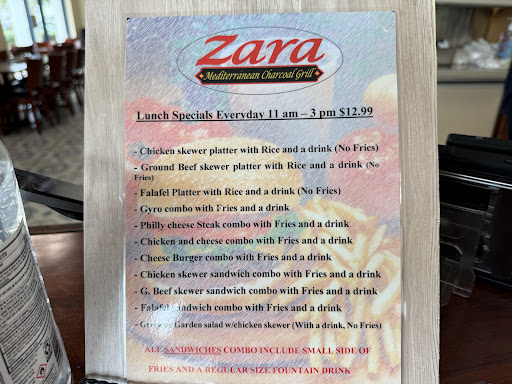 Photo of Zara Mediterranean Charcoal Grill - 10865 W Broad St, Glen Allen, VA 23060