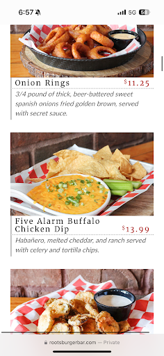 Photo of Roots Burger Bar - 1700 W University Ave, Muncie, IN 47303