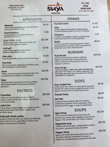 Photo of Suya Parlor - 2004 Pulaski Pike NW, Huntsville, AL 35810