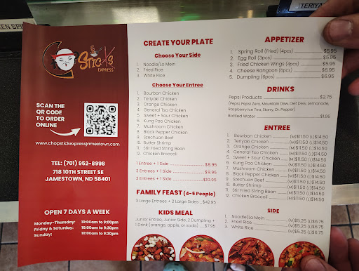 Photo of Chopsticks Chinese Express - 718 10th St SE, Jamestown, ND 58401