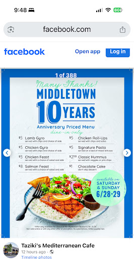 Photo of Taziki's Mediterranean Cafe - Middletown - 13317 Shelbyville Rd Ste 105, Louisville, KY 40223