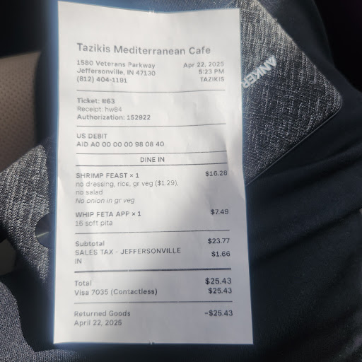 Photo of Taziki's Mediterranean Cafe - Jeffersonville - 1580 Veterans Pkwy, Jeffersonville, IN 47130