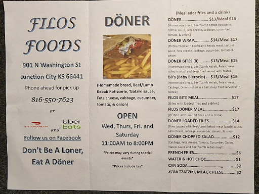 Photo of Filos Foods - 901 N Washington St, Junction City, KS 66441