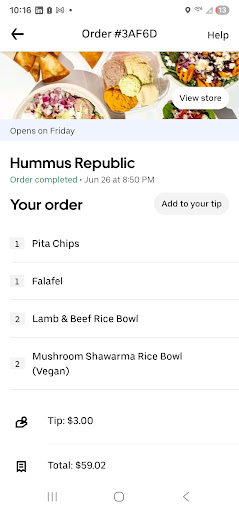 Photo of Hummus Republic - 750 N Germantown Pkwy STE 105, Cordova, TN 38018