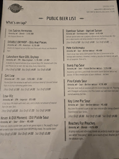 Photo of Public Brewing Company - 628 58th St, Kenosha, WI 53140