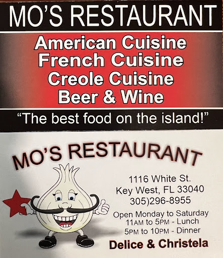 Photo of Mo's Restaurant - 1116 White St, Key West, FL 33040