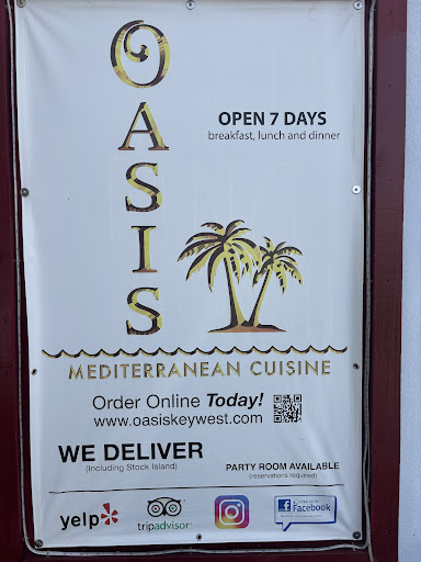 Photo of Oasis Mediterranean Cuisine - 1019 White St, Key West, FL 33040
