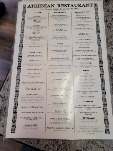 Photo of Athenian Restaurant - 1215 Ariana St, Lakeland, FL 33803