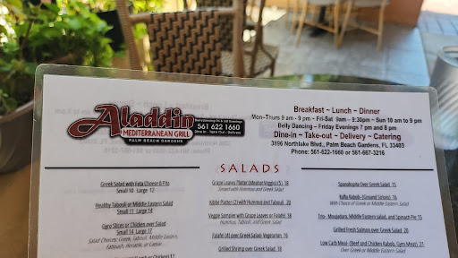 Photo of Aladdin Mediterranean Grill - 3896 Northlake Blvd, Palm Beach Gardens, FL 33403