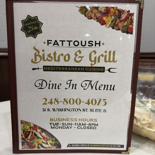 Photo of Fattoush Bistro & Grill - 51 S Washington St, Oxford, MI 48371