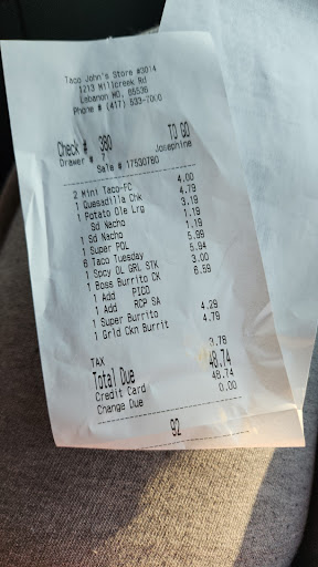 Photo of Taco John's - 1215 Millcreek Rd, Lebanon, MO 65536