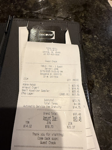 Photo of Pasha Grill - 72 Plum St, Dayton, OH 45440