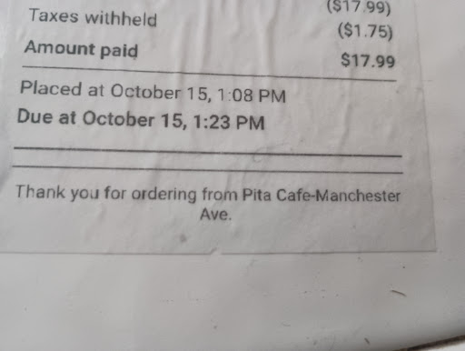 Photo of Pita Café - 5650 W Manchester Ave, Los Angeles, CA 90045