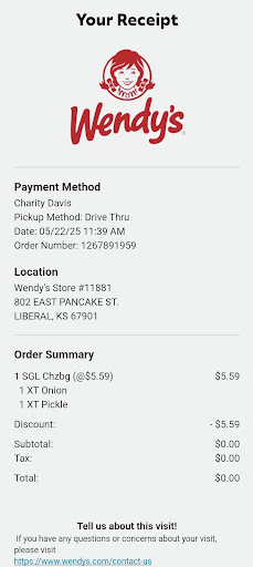 Photo of Wendy's - 802 E Pancake Blvd, Liberal, KS 67901