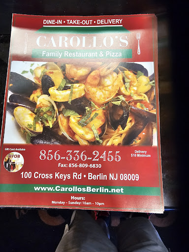Photo of Carollo's Family Restaurant & Pizza - 100 Cross Keys Rd unit 1, Berlin, NJ 08009
