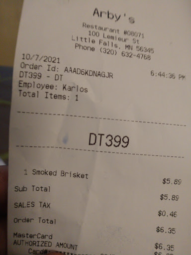 Photo of Arby's - 100 Lemieur St, Little Falls, MN 56345