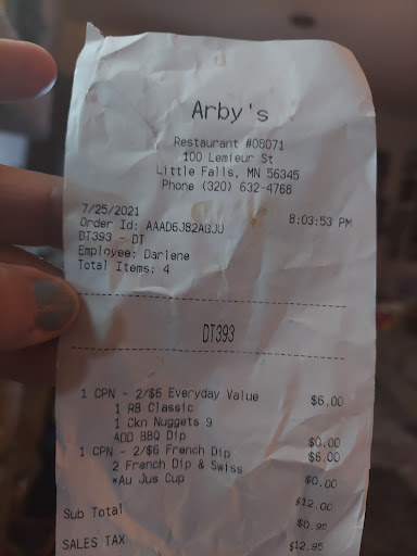 Photo of Arby's - 100 Lemieur St, Little Falls, MN 56345