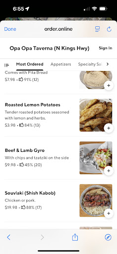 Photo of Opa Opa Taverna - 7955 N Kings Hwy Building 340, Myrtle Beach, SC 29572