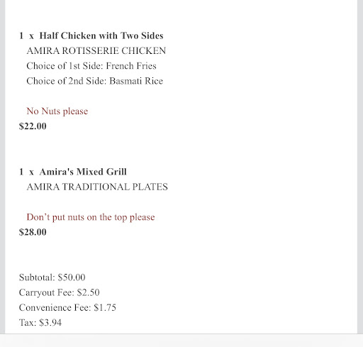 Photo of Amira's Kitchen - 1500 Cleveland Dr, Cheektowaga, NY 14225