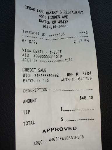 Photo of Cedarland Bakery & Restaurant - 4515 Linden Ave, Dayton, OH 45432