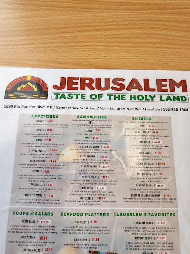Photo of Jerusalem - Taste Of The Holy Land - 1690 Rio Rancho Blvd SE STE B, Rio Rancho, NM 87124