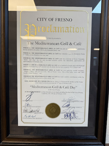 Photo of Mediterranean Grill & Cafe - 1031 U St, Fresno, CA 93721