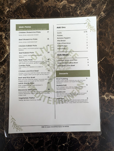 Photo of Olive Tree Mediterranean - 8961 N Cedar Ave #103, Fresno, CA 93720