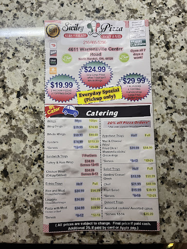Photo of Siciley Pizza - 4611 Warrensville Center Rd, North Randall, OH 44128