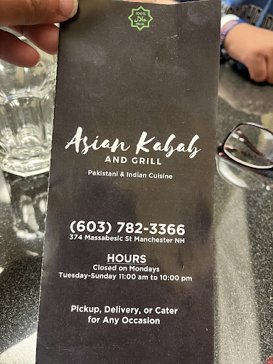 Photo of Asian Kabab and Grill - 376 Massabesic St, Manchester, NH 03103