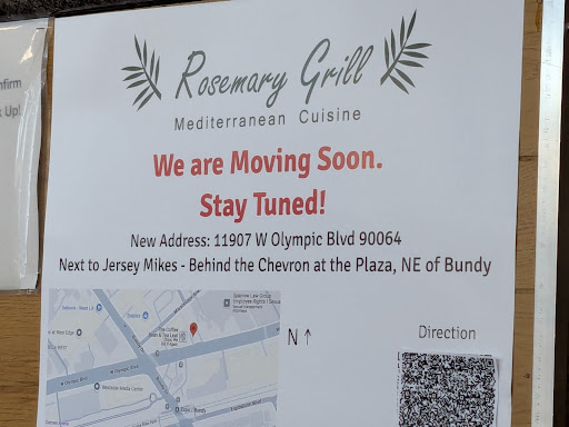 Photo of Rosemary Grill - 11907 W Olympic Blvd, Los Angeles, CA 90064