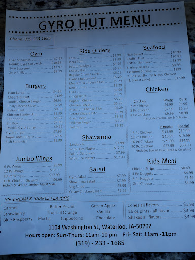 Photo of Gyro Hut - 1104 Washington St, Waterloo, IA 50702