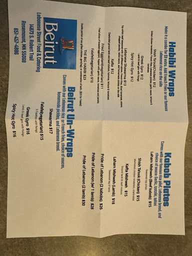 Photo of Beirut Lebanese Street Food & Catering - 14873 S Robert Trail, Rosemount, MN 55068