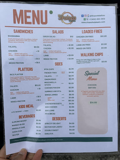 Photo of Shaara Halal Eats - SW Corner, Parking Lot, 708 N 120th St, Omaha, NE 68154