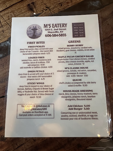 Photo of M's Eatery - 1201 E 2nd St, Maysville, KY 41056