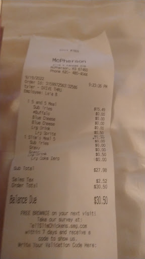 Photo of Slim Chickens - 2118 E Kansas Ave, McPherson, KS 67460