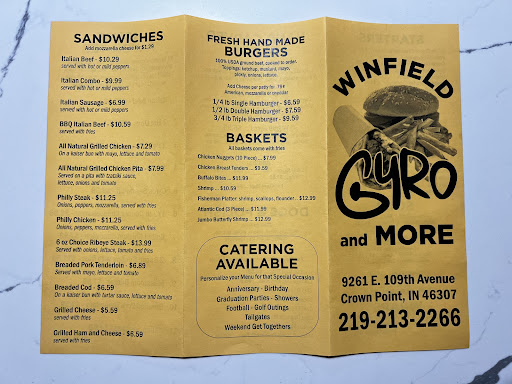 Photo of Winfield Gyro and more - 9261 E 109th Ave, Crown Point, IN 46307