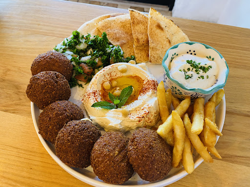 Photo of Hummus Mediterranean street food - 401 Biscayne Blvd S1120, Miami, FL 33132