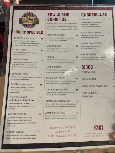 Photo of Bollywood Tacos And Bar - 203 E Main St, Chattanooga, TN 37408