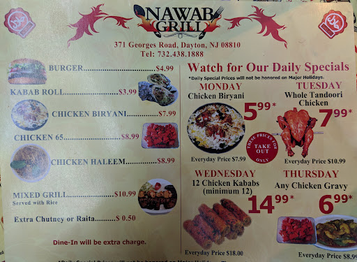 Photo of Nawab Grill & Halal Meat - 371 Georges Rd, Dayton, NJ 08810