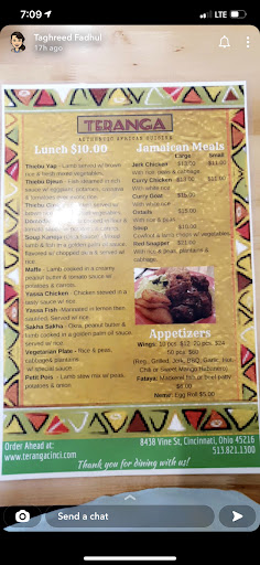 Photo of Teranga African Restaurant - 8438 Vine St, Cincinnati, OH 45216