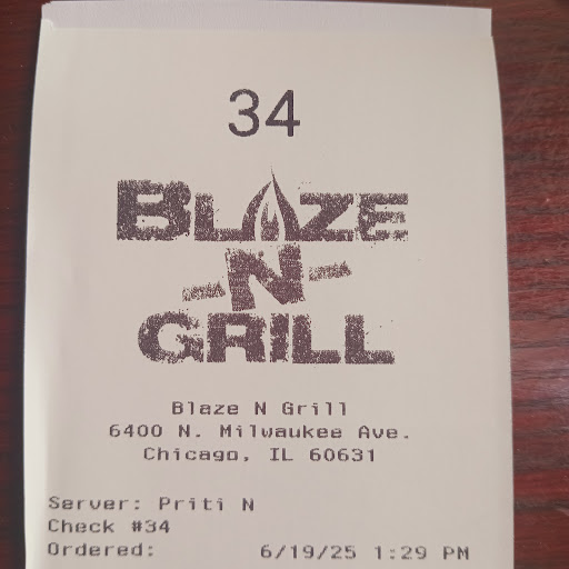 Photo of Blaze-N-Grill - 6400 N Milwaukee Ave, Chicago, IL 60631