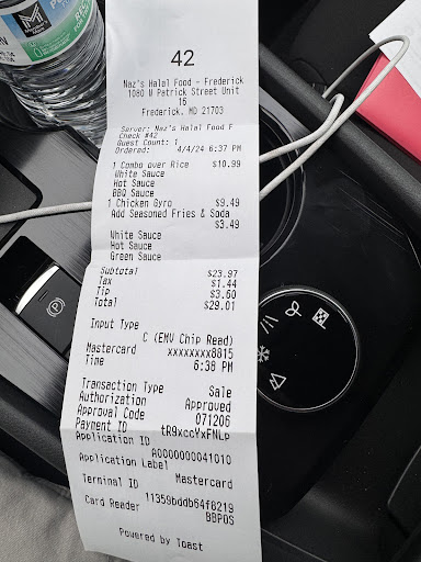 Photo of Naz's Halal Food - Frederick - 1080 W Patrick St Unit 16, Frederick, MD 21703